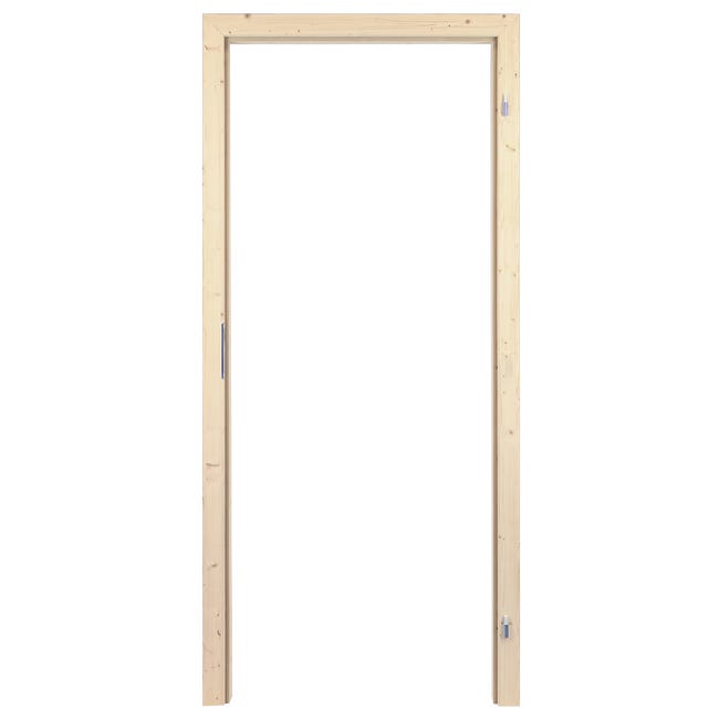 Ościeżnica regulowana kompletna świerkowa 80 prawa zakres regulacji 100-120 mm