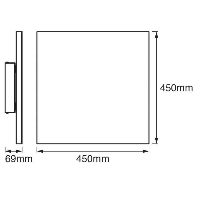 Panel LED Smart 48.7 x 48.5 cm Ledvance