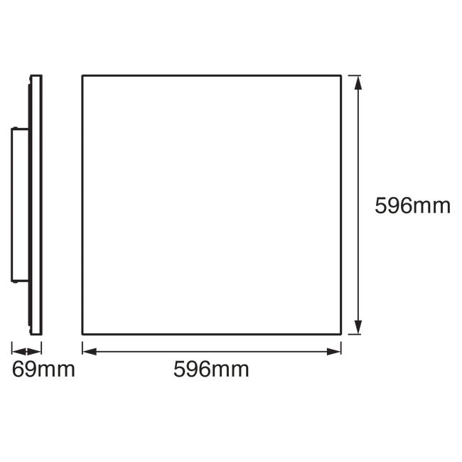 Panel LED Smart 63.6 x 63.2 cm Ledvance