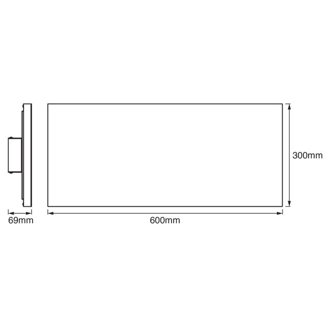 Panel LED Smart WiFi 300 x 600 mm Ledvance