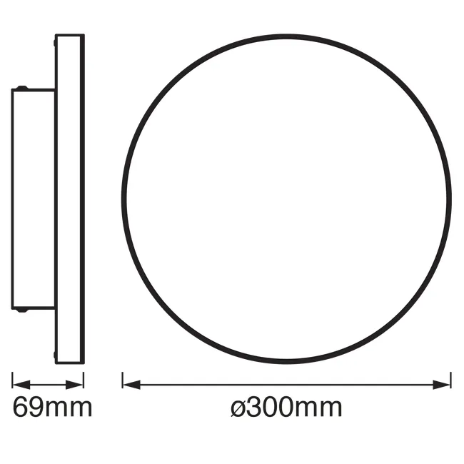 Panel LED Smart WiFi RGBW 300 mm Ledvance
