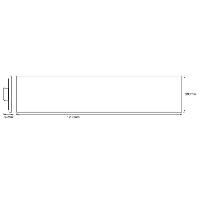 Panel LED Smart WiFi RGBW 300 x 1200 mm Ledvance