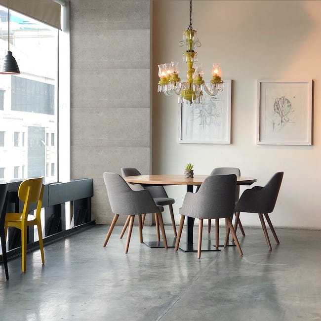 Panel dekoracyjny Beton jasny 50 x 100 cm polistyren 4 szt DMS