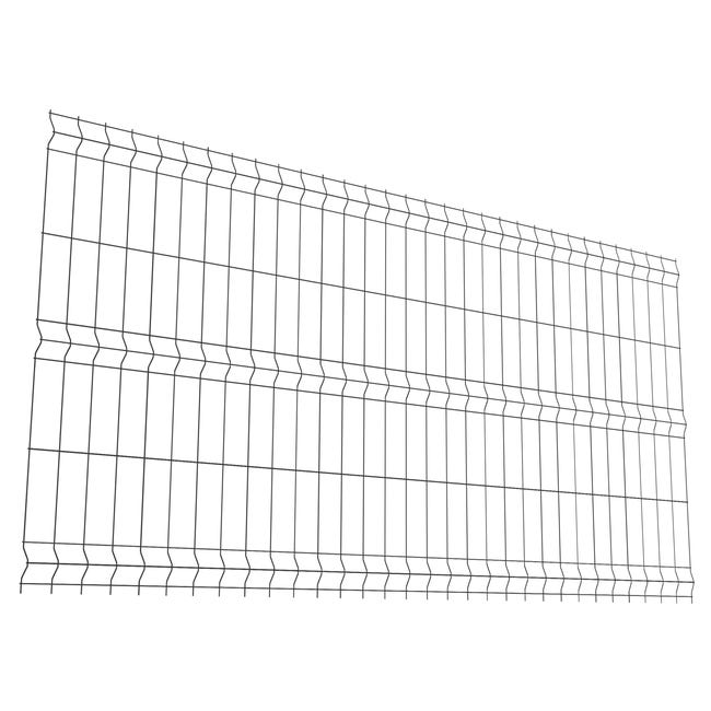 Panel ogrodzeniowy 3D 123x250 cm antracytowy Polargos