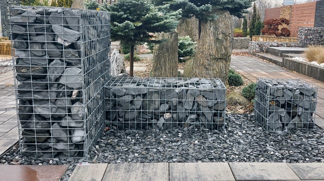 Panel ogrodzeniowy Gabion 2D 100x40 cm ocynk