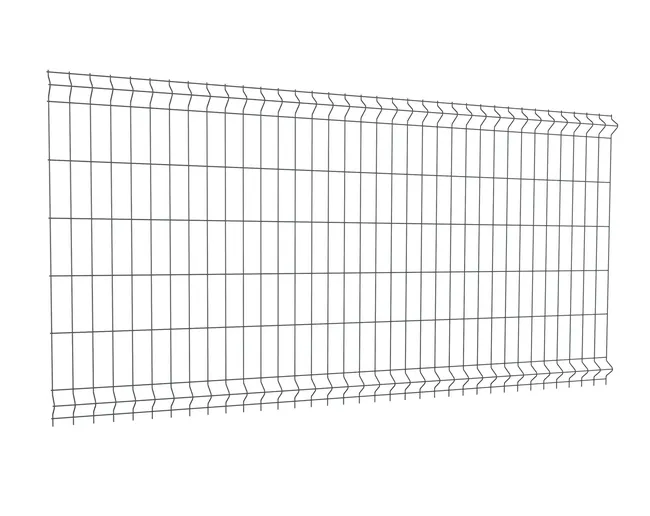 Panel ogrodzeniowy Vera 3D 123x250 cm czarny Wiśniowski