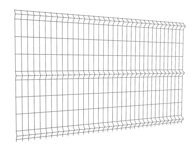 Panel ogrodzeniowy Vera 3D 153x250 cm czarny Wiśniowski