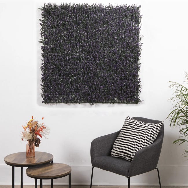 Panel osłonowy Żywopłot Lavanda Vinca 100x100 cm Naterial