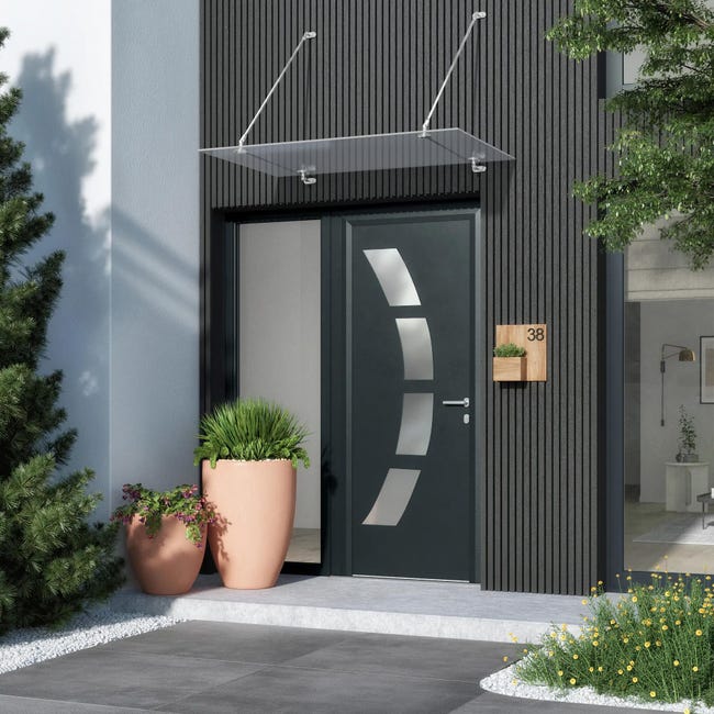 Panel szklany do daszka - transparentny 140x90 cm Artens