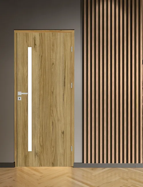 Panel ścienny 3D Lamel na HDF dąb catania czarny Nawadoor