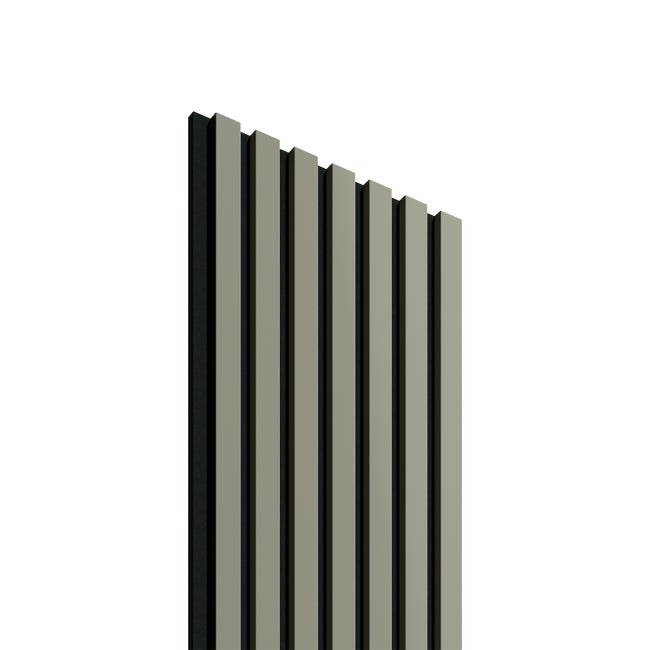 Panel ścienny 3D Lamel na filcu akustyczny 265x30 cm oliwkowy/czarny Radex