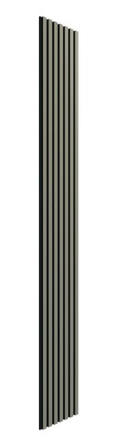 Panel ścienny 3D Lamel na filcu akustyczny 265x30 cm oliwkowy/czarny Radex