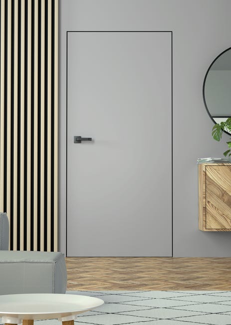 Panel ścienny 3D Lamel ścienny akustyczny na filcu Sandgrau 20x30x265 cm
