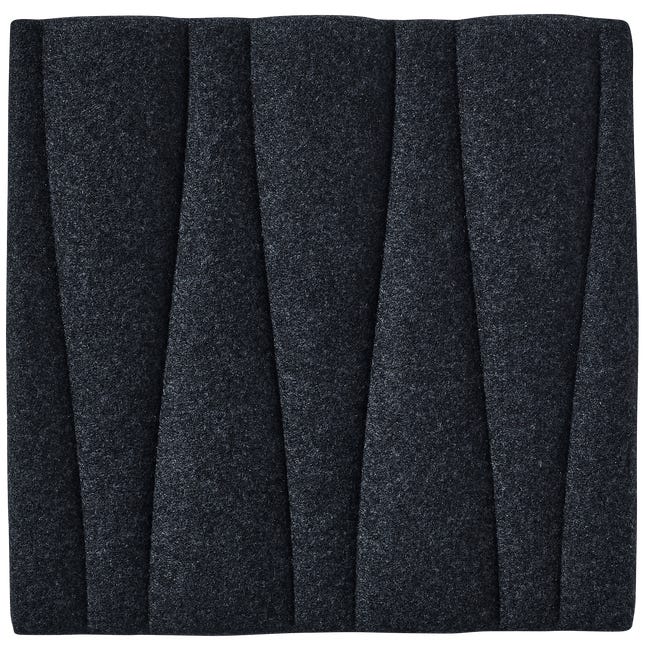 Panel ścienny 3D akustyczny filcowy dekoracyjny 30x30 cm Kwadrat butelka czarny