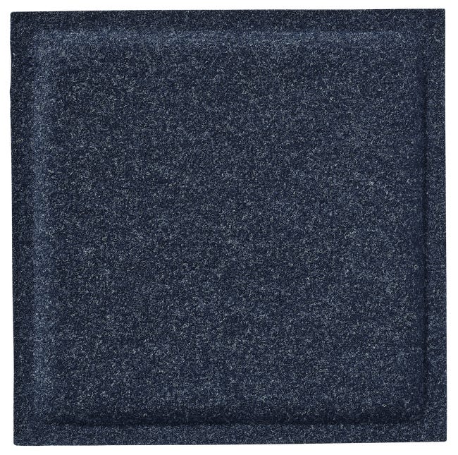 Panel ścienny 3D akustyczny filcowy dekoracyjny 30x30 cm Kwadrat wypukły granatowy