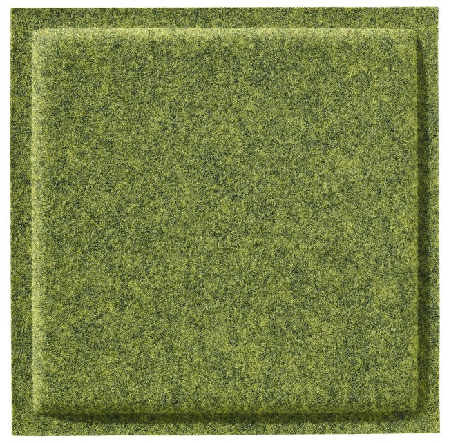 Panel ścienny 3D akustyczny filcowy dekoracyjny 30x30 cm Kwadrat wypukły oliwkowy