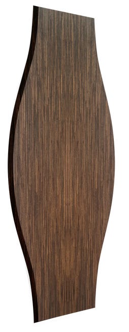 Panel ścienny MDF dekoracyjny Fala orzech 1001 Stelle
