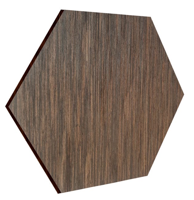 Panel ścienny MDF dekoracyjny Heksagon orzech 1001 Stelle
