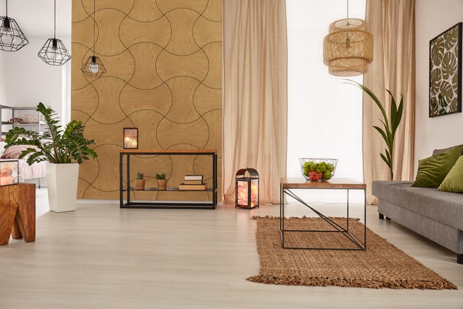 Panel ścienny MDF dekoracyjny Klepsydra dąb 0052 Stelle