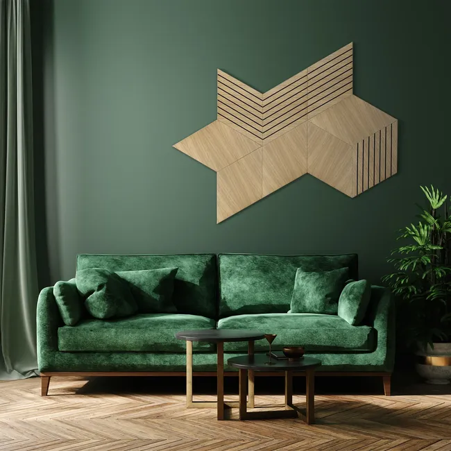 Panel ścienny MDF dekoracyjny Romb Baza 26x45 cm Fllow