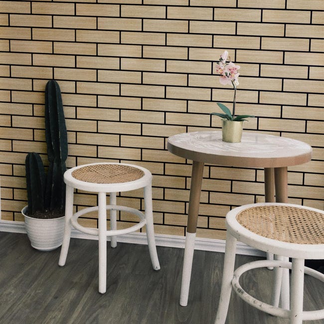 Panel ścienny MDF dekoracyjny frezowany Bamboo 79x18.2 Dąb Fllow