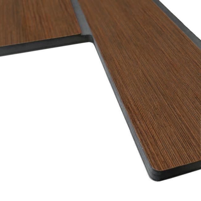 Panel ścienny MDF dekoracyjny frezowany Bamboo 79x18.2 Orzech Fllow