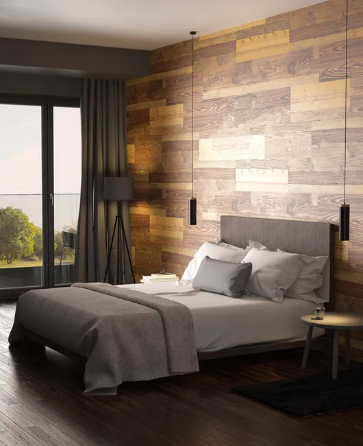 Panel ścienny drewniany Bordo Marrone 0.5 m2 Max-Stone