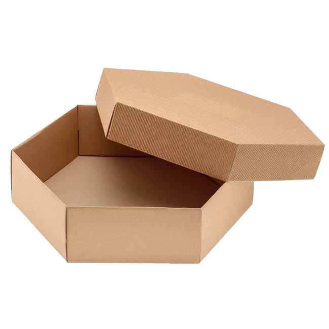 Panel ścienny drewniany jesionowy Hexagon naturalny 30x30 cm