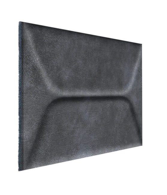 Panel ścienny tapicerowany kwadrat 30x30 cm tkanina na filcu szary Trapez T98 Folte