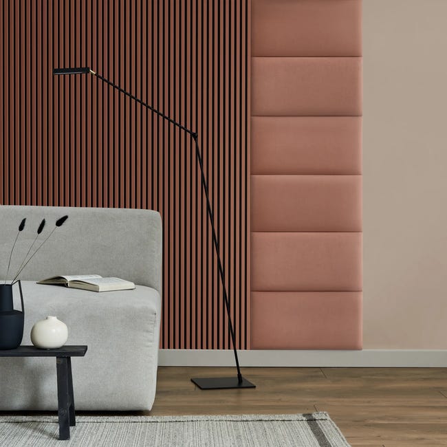 Panel ścienny tapicerowany prostokąt 60x30 cm Terakota Deco Academy