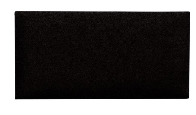 Panel ścienny tapicerowany prostokąt 60x30 cm czarny mat 99 Stelle