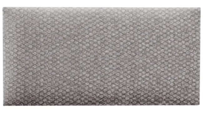 Panel ścienny tapicerowany prostokąt 60x30 cm szary Metro 84 Stelle