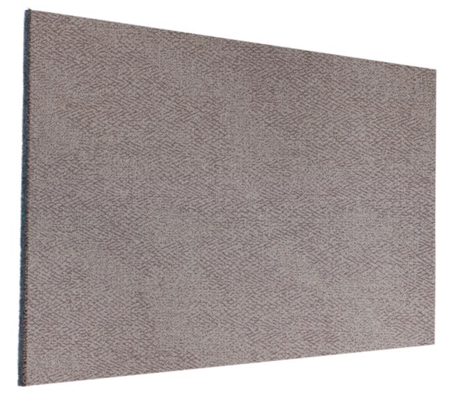 Panel ścienny tapicerowany prostokąt 60x30 cm tkanina na filcu szary Seal 89 Folte