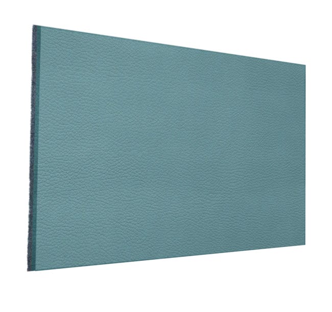 Panel ścienny tapicerowany prostokąt 60x30 cm tkanina na filcu turkusowy Vega 70 Folte