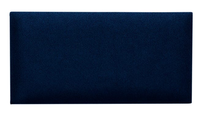 Panel ścienny tapicerowany prostokąt 60x30 niebieski mat Monoli Stelle