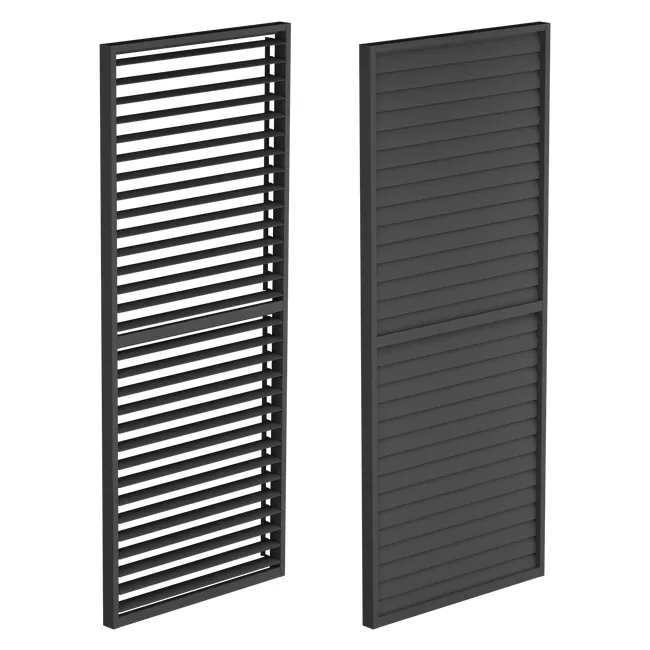 Panel żaluzjowy do pergoli Luxe 218x123cm antracyt Mirpol