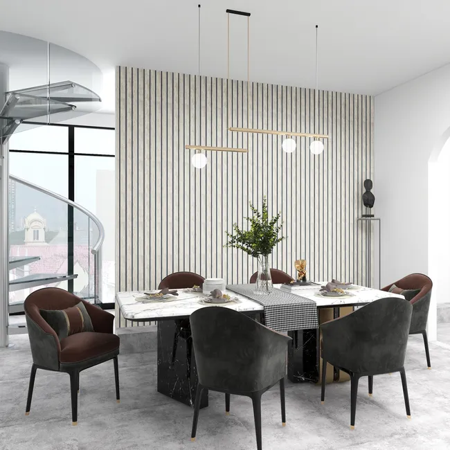 Panele lamele ścienne winylowe PCV dekoracyjne Lineo Beige Wood Fllow