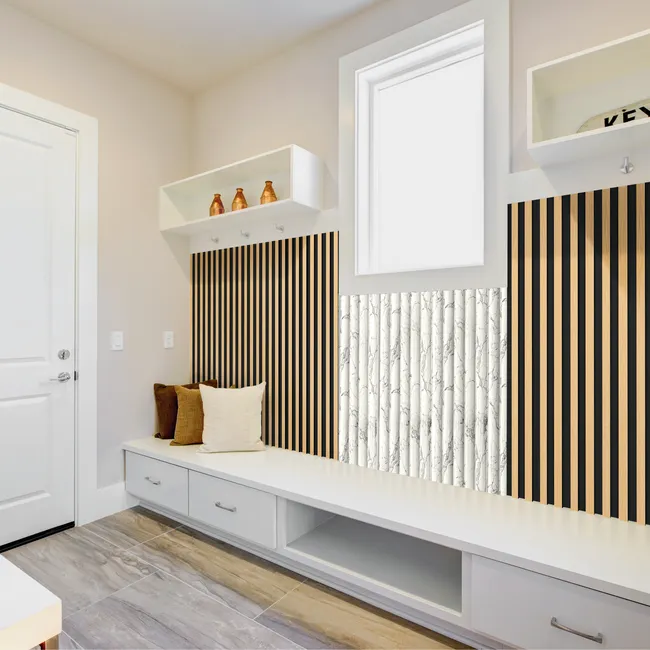 Panele lamele ścienne winylowe PCV dekoracyjne Lineo Black Oak Fllow