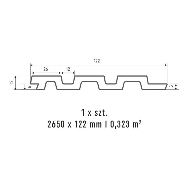 Panele lamele ścienne winylowe PCV wodoodporne do łazienki Linerio M-Line biały VOX