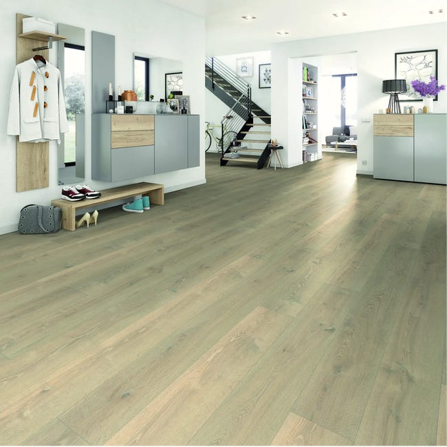 Panele podłogowe laminowane Dąb Luna piaskowy AC4 10 mm Egger