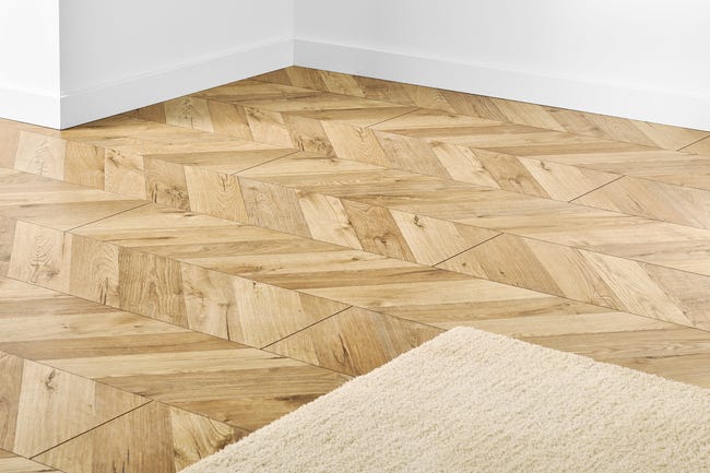 Panele podłogowe laminowane jodełka francuska Dąb Malibu AC5 8 mm