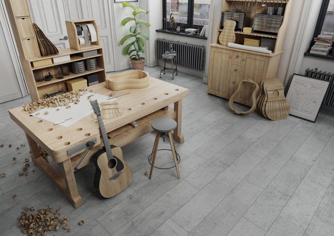 Panele podłogowe laminowane wodoodporne Concrete Loft AC5 8 mm Promo Flooring