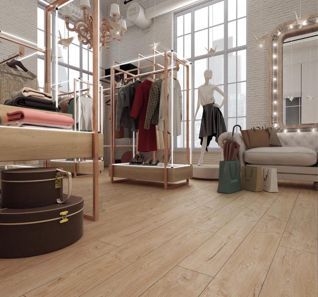 Panele podłogowe laminowane wodoodporne Dąb Marsani AC4 8 mm Promo Flooring