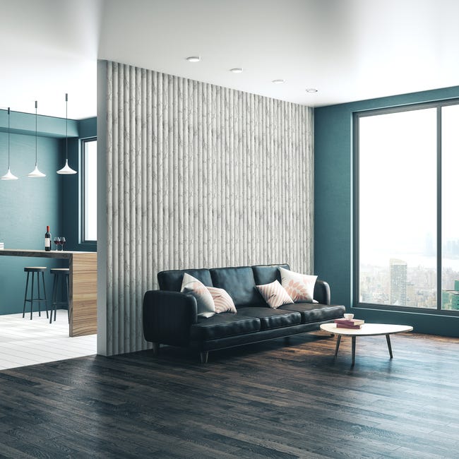 Panele ścienne dekoracyjne PCV Lineo White Marble moduł startowy Fllow