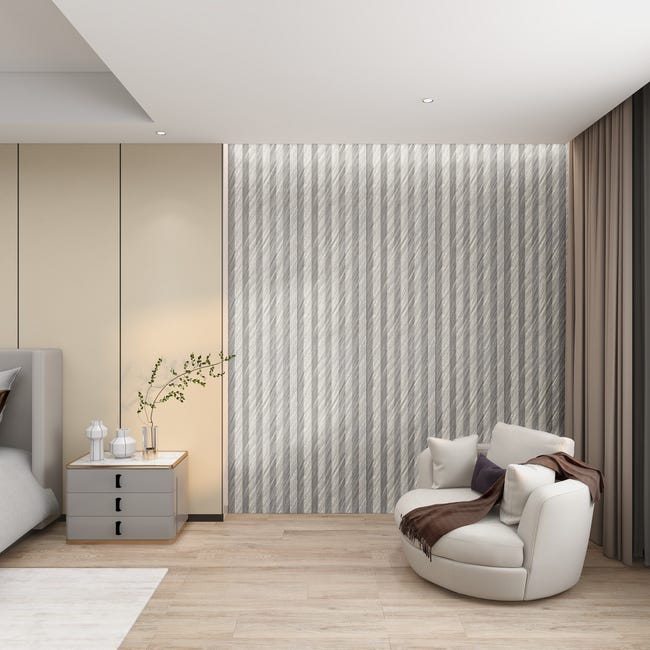 Panele ścienne winylowe PCV dekoracyjne Lineo Light Grey Fllow
