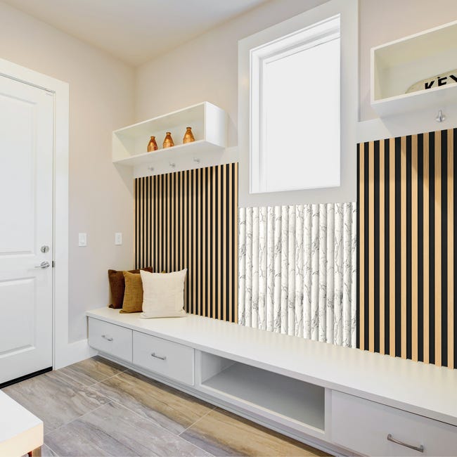 Panele ścienne winylowe PCV dekoracyjne Lineo White Marble Fllow