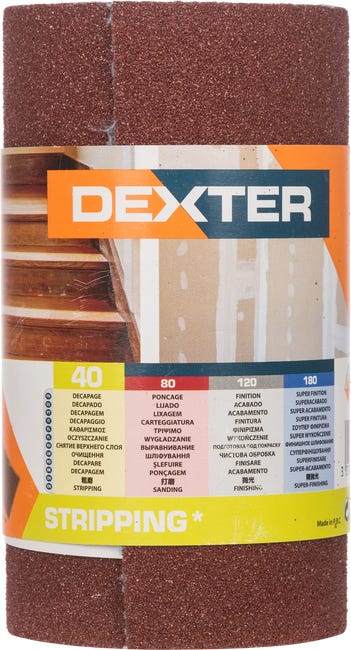 Papier ścierny ROLKA PŁÓTNO P40 115 mm x 2.5 m DEXTER