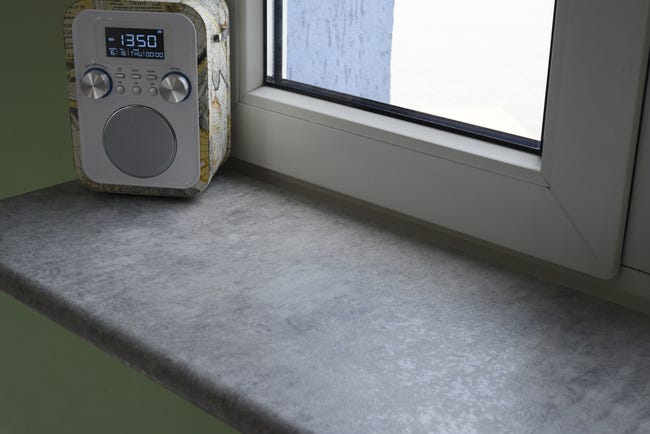 Parapet wewnętrzny płyta wiórowa Akibar 360x30x2.8 cm Biuro Styl