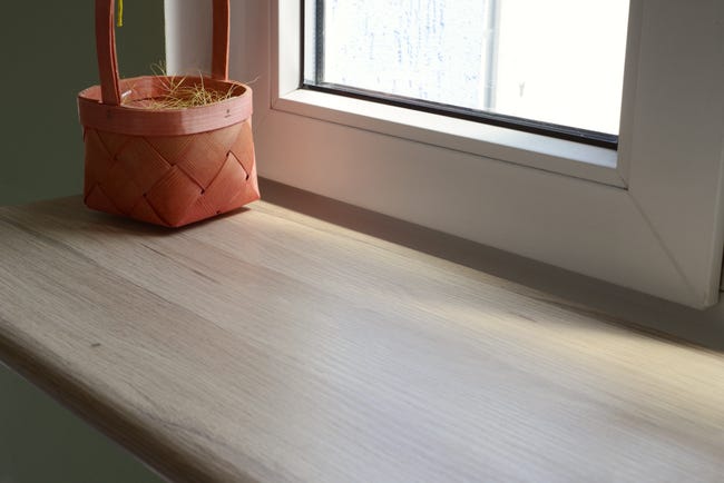 Parapet wewnętrzny płyta wiórowa Dąb Orinoko 209.5x30x2.8 cm Biuro Styl