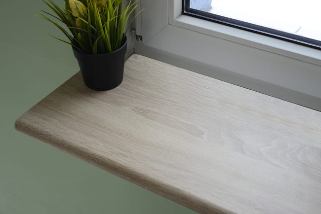 Parapet wewnętrzny płyta wiórowa dąb sonoma 305x28x2.8 cm Biuro Styl